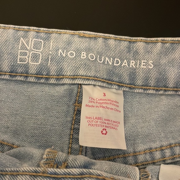 No Boundaries juniors midi denim short Sz 3 - Picture 4 of 4